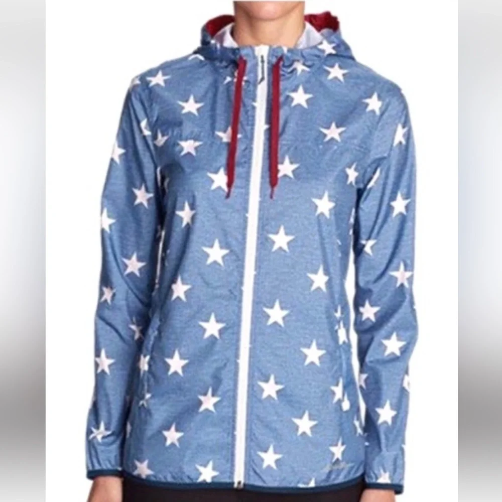 Eddie Bauer Star Print Momentum Jacket - Picture 3 of 9